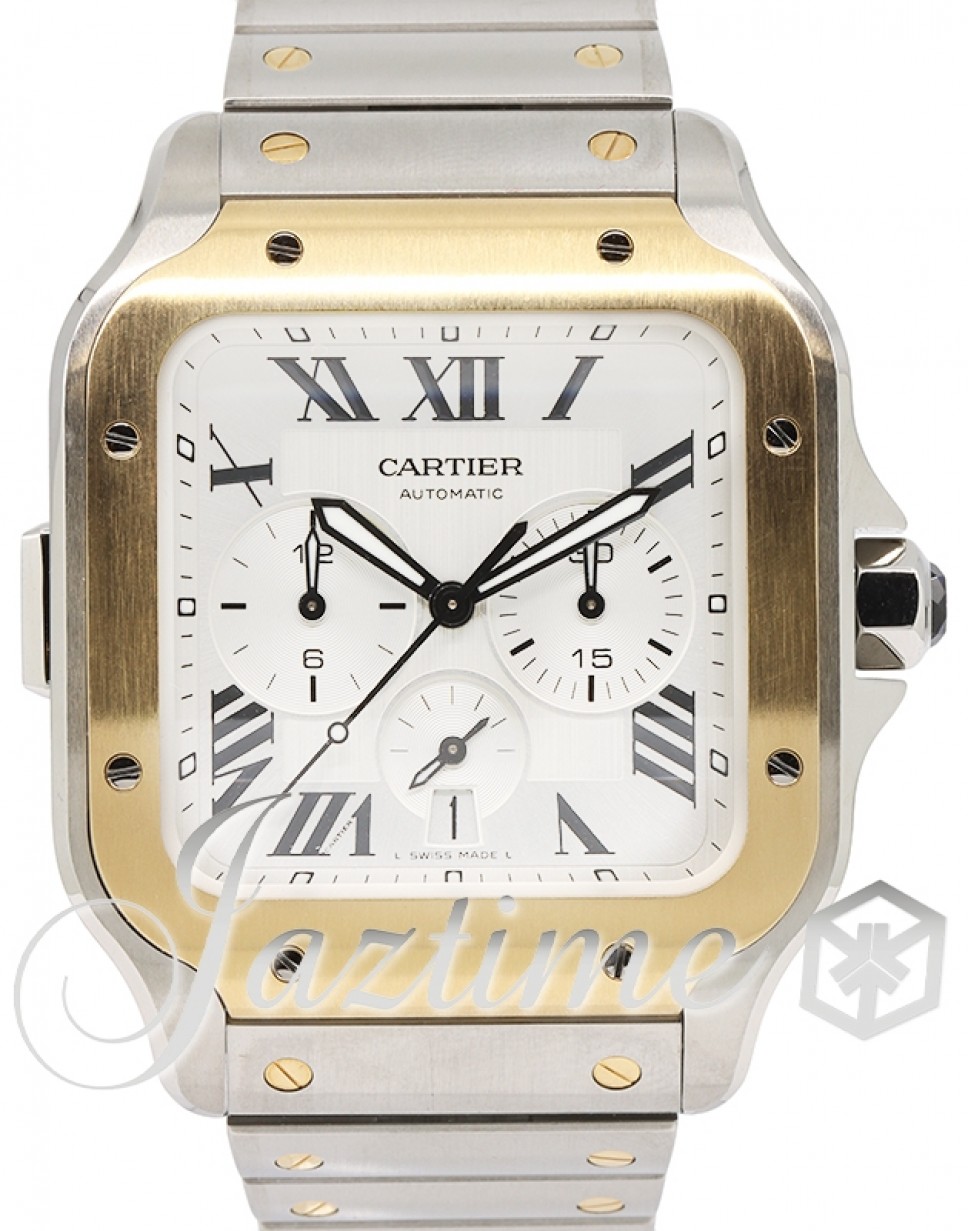 Cartier W2SA0008 Santos de Cartier Men's Automatic Silver