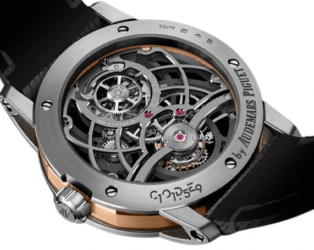 Audemars Piguet 26600CR.OO.D009KB.01 Tourbillon Openworked Men's Automatic Skeleton