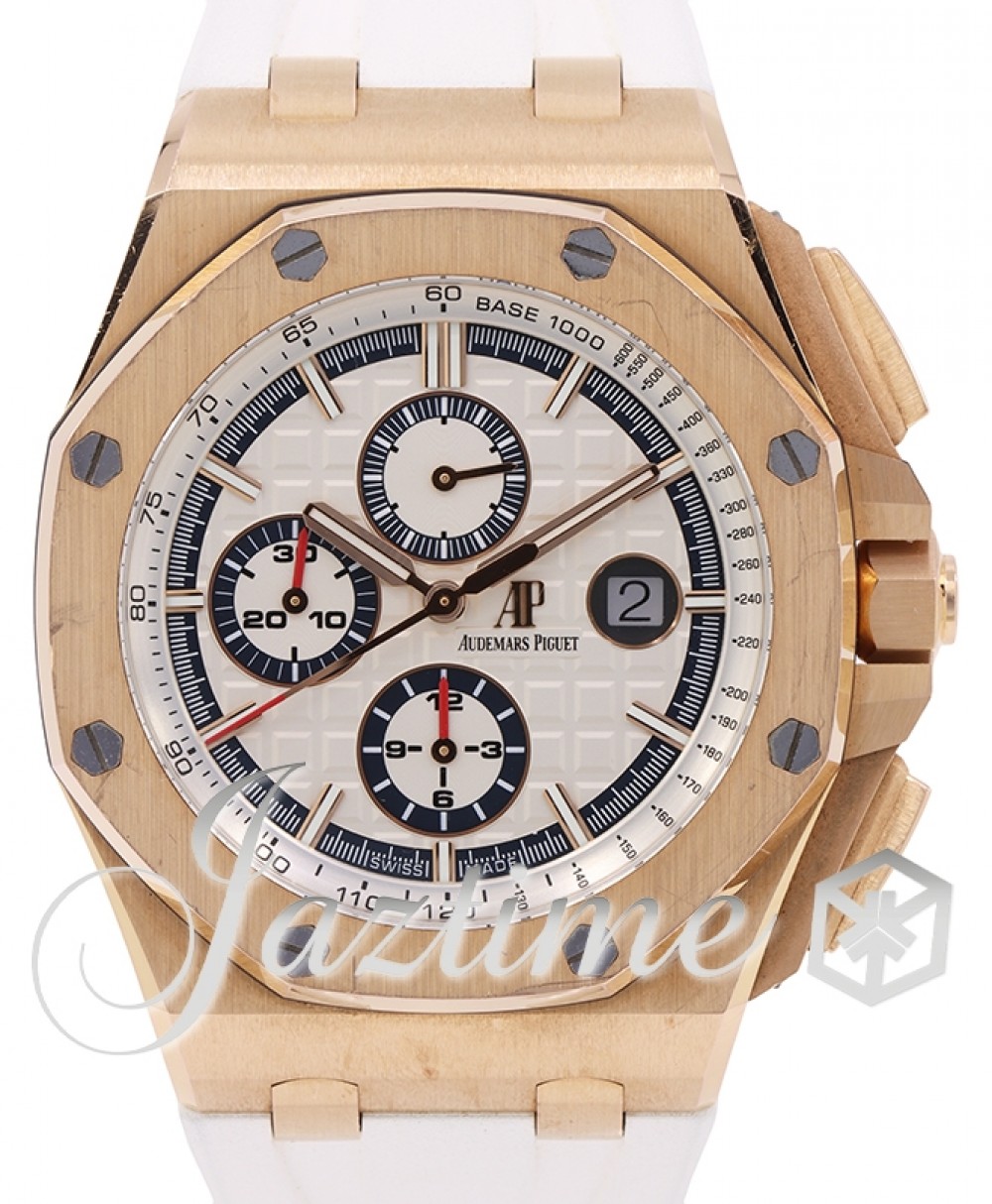 Audemars Piguet 26408OR.OO.A010CA.01.99 Royal Oak Offshore Chronograph Byblos Edition 2017 Men's Automatic Silver