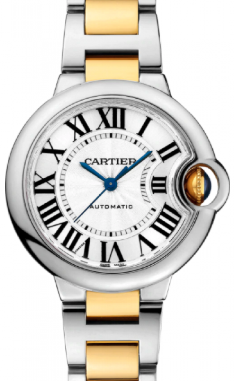 Cartier W2BB0002 Ballon Bleu Ladies Automatic Silver