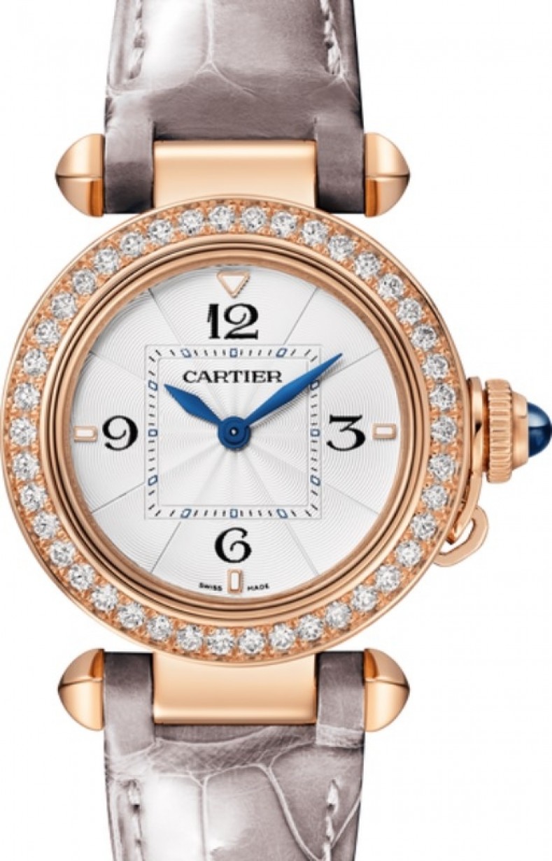 Cartier WJPA0017 Pasha De Cartier Ladies Quartz Silver