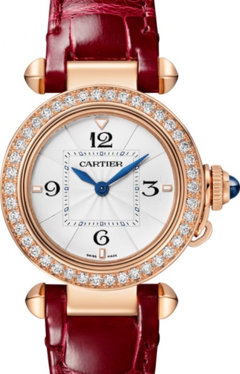 Cartier WJPA0018 Pasha De Cartier Ladies Quartz Silver