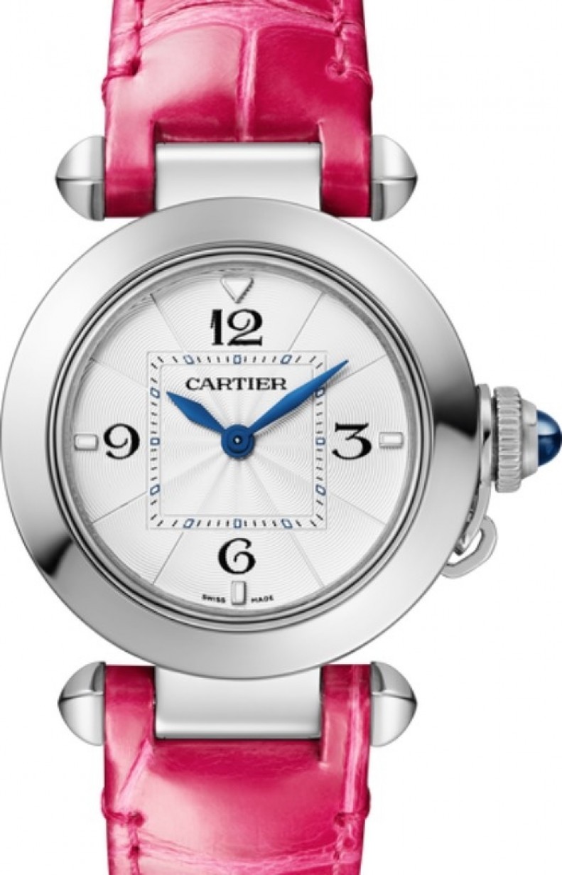Cartier WSPA0021 Pasha De Cartier Ladies Quartz Silver