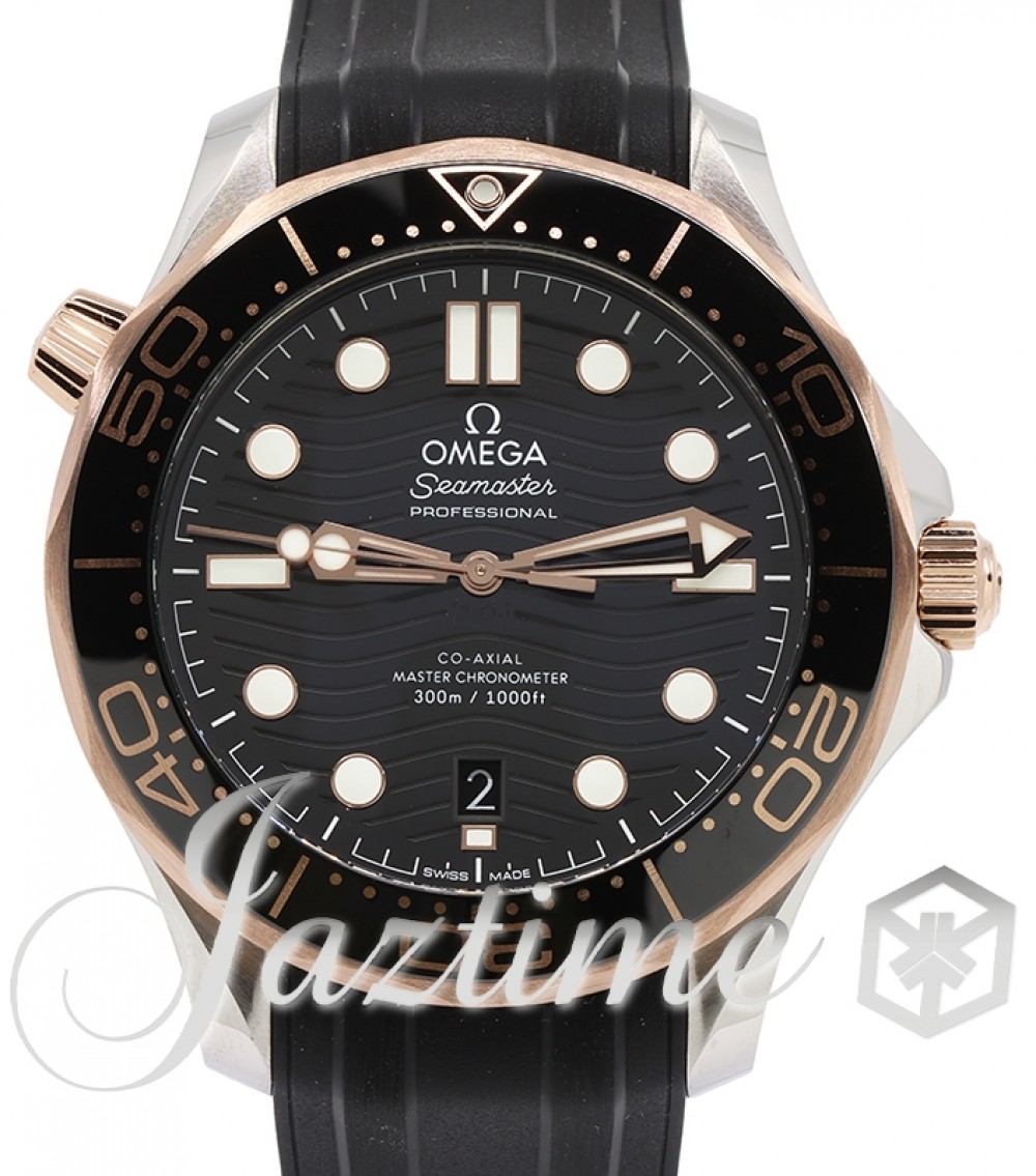 Omega 210.22.42.20.01.002 Seamaster Diver 300M Co-Axial Master Chronometer Men's Automatic Black