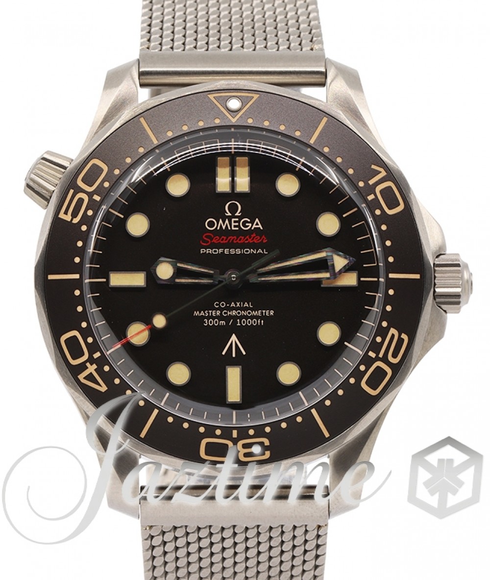 Omega 210.90.42.20.01.001 Seamaster Diver 300M James Bond 007 Men's Automatic Brown