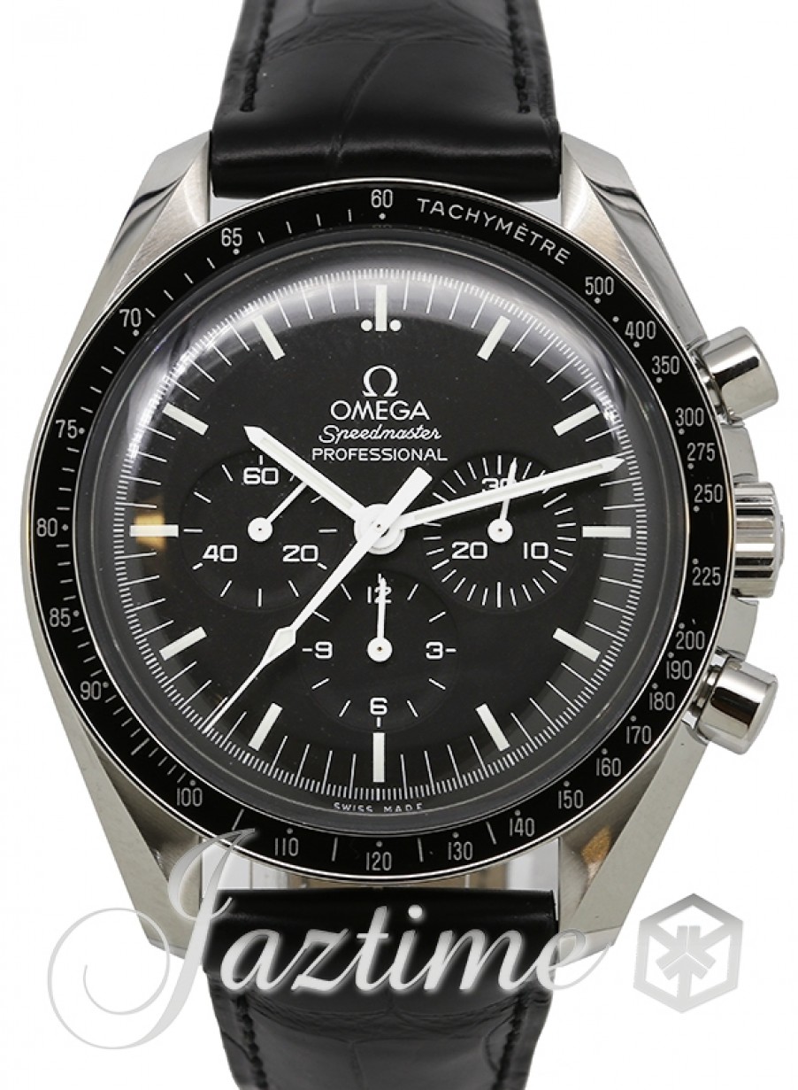 Omega 311.33.42.30.01.001 Speedmaster Moonwatch Professional Men's Manual-Wind Black