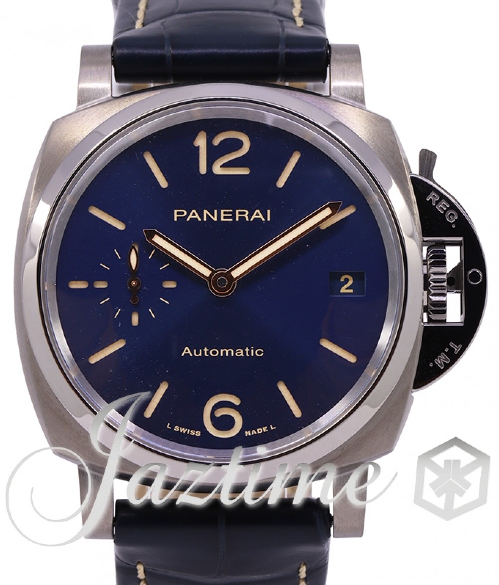 Panerai PAM00926 Luminor Due Men's Automatic Sun-brushed Blue