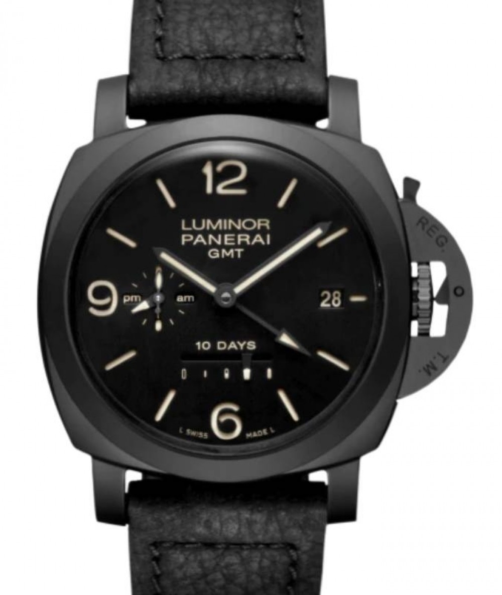 Panerai PAM00335 Luminor GMT Men's Automatic Black