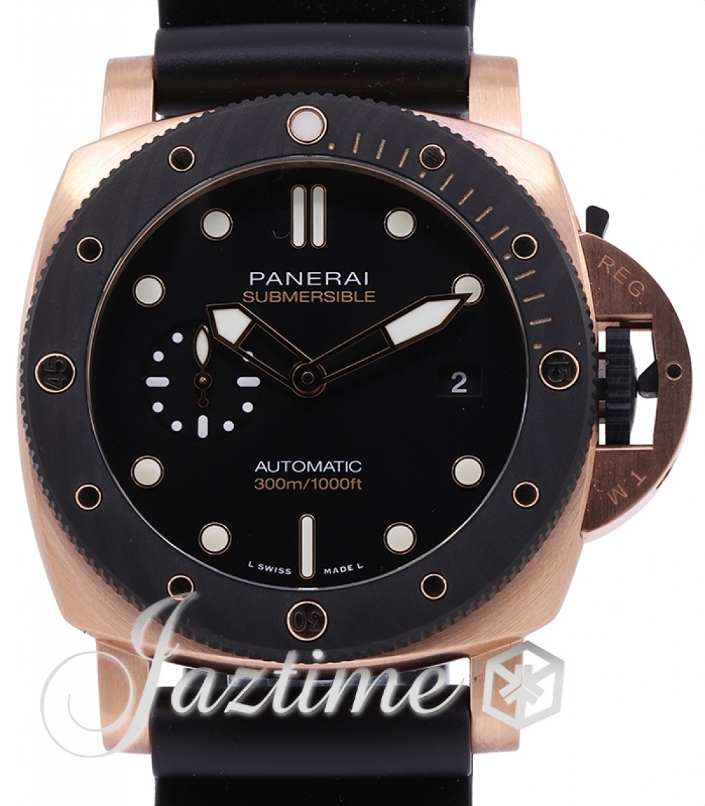 Panerai PAM01070 Submersible Men's Automatic Black