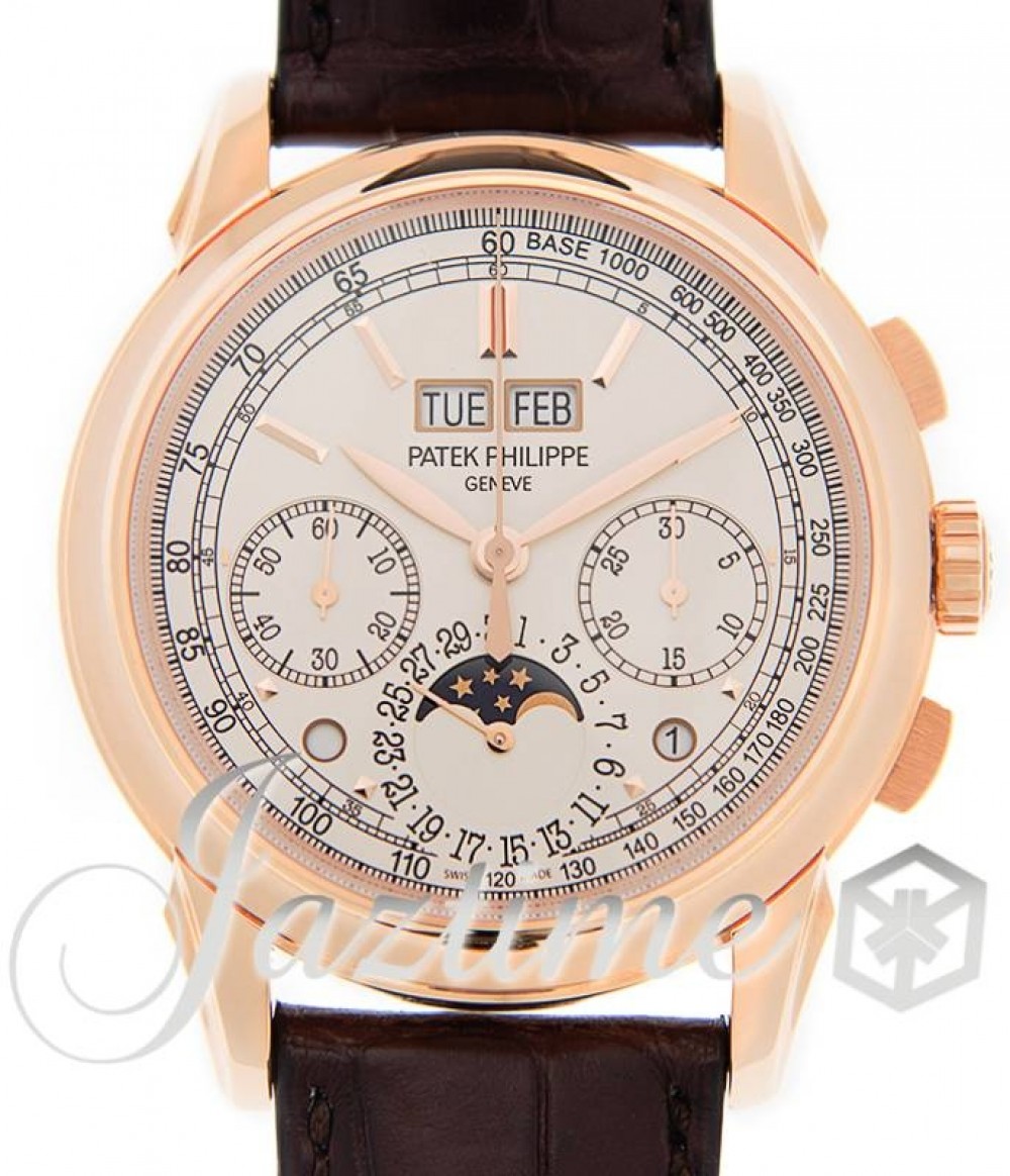 Patek Philippe 5270R-001 Grand Complications Men's Automatic Silver Opaline