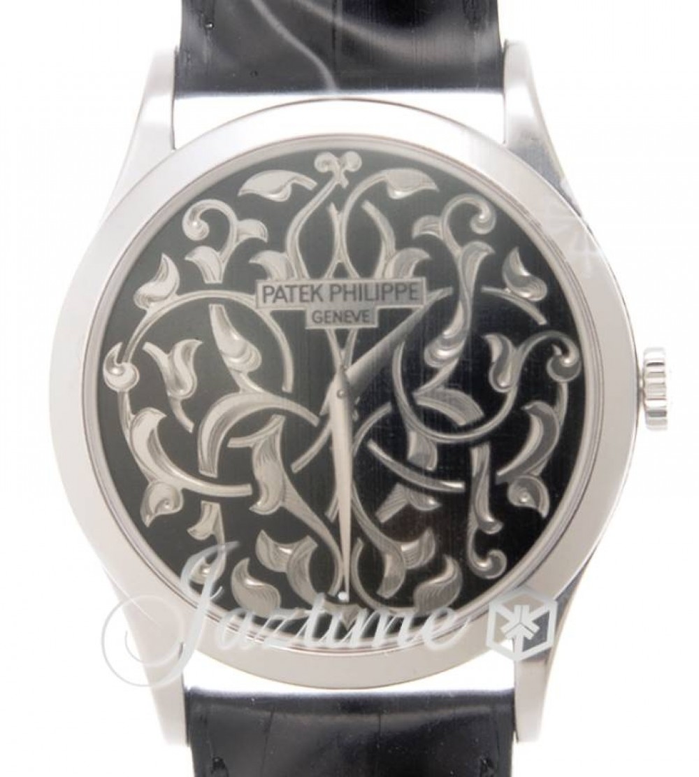 Patek Philippe 5088100P001 Calatrava Men's Automatic Diamond Pave
