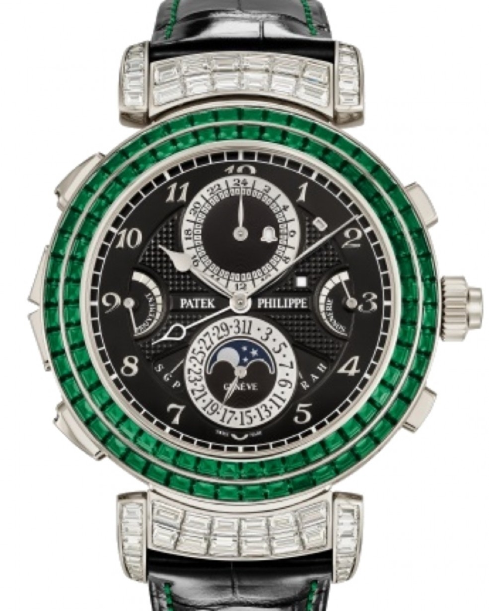 Patek Philippe 6300/403G-001 Grand Complications Men's Manual-Wind Black