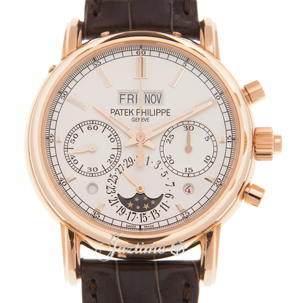 Patek Philippe 5204R-001 Grand Complications Men's Manual-Wind Silver Opaline