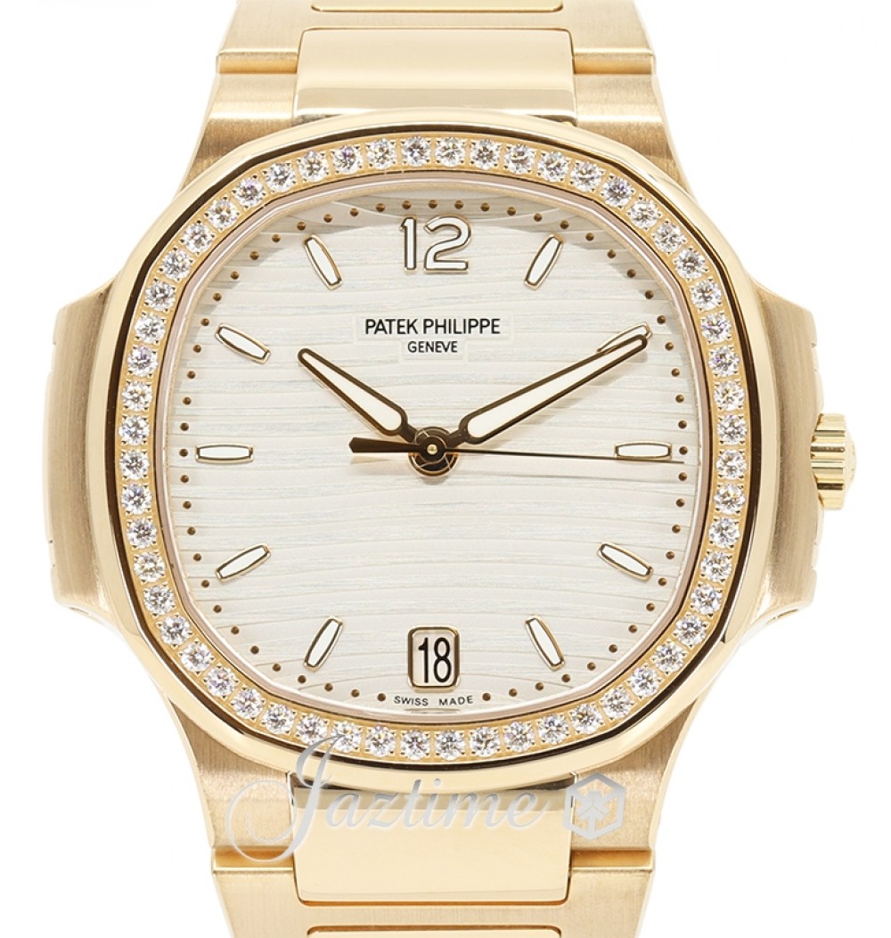 Patek Philippe 7118/1200R-001 Nautilus Ladies Automatic Silver Opaline