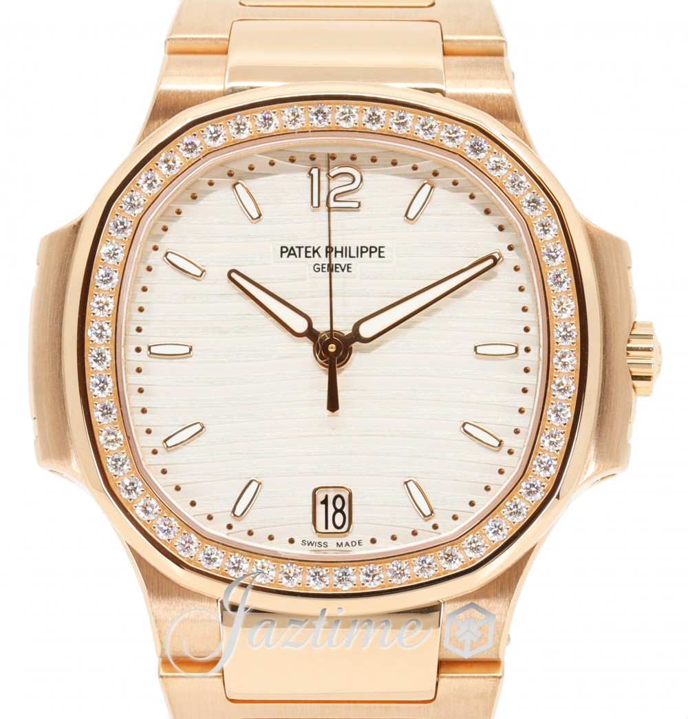 Patek Philippe 7118-1200R Nautilus Ladies Automatic Silver Opaline