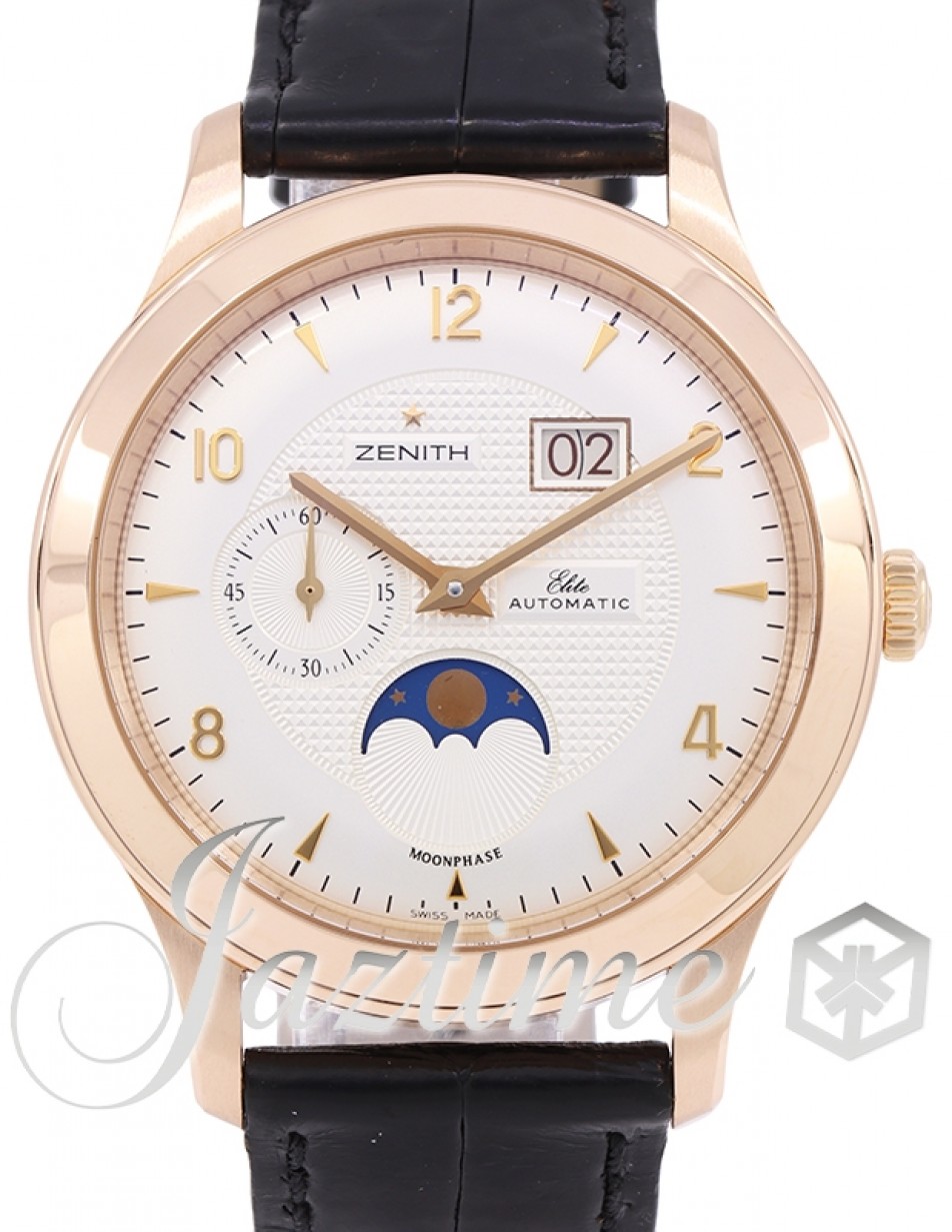 Zenith 18.1125.691.02.C490 Elite Class Moonphase Men's Automatic Silver