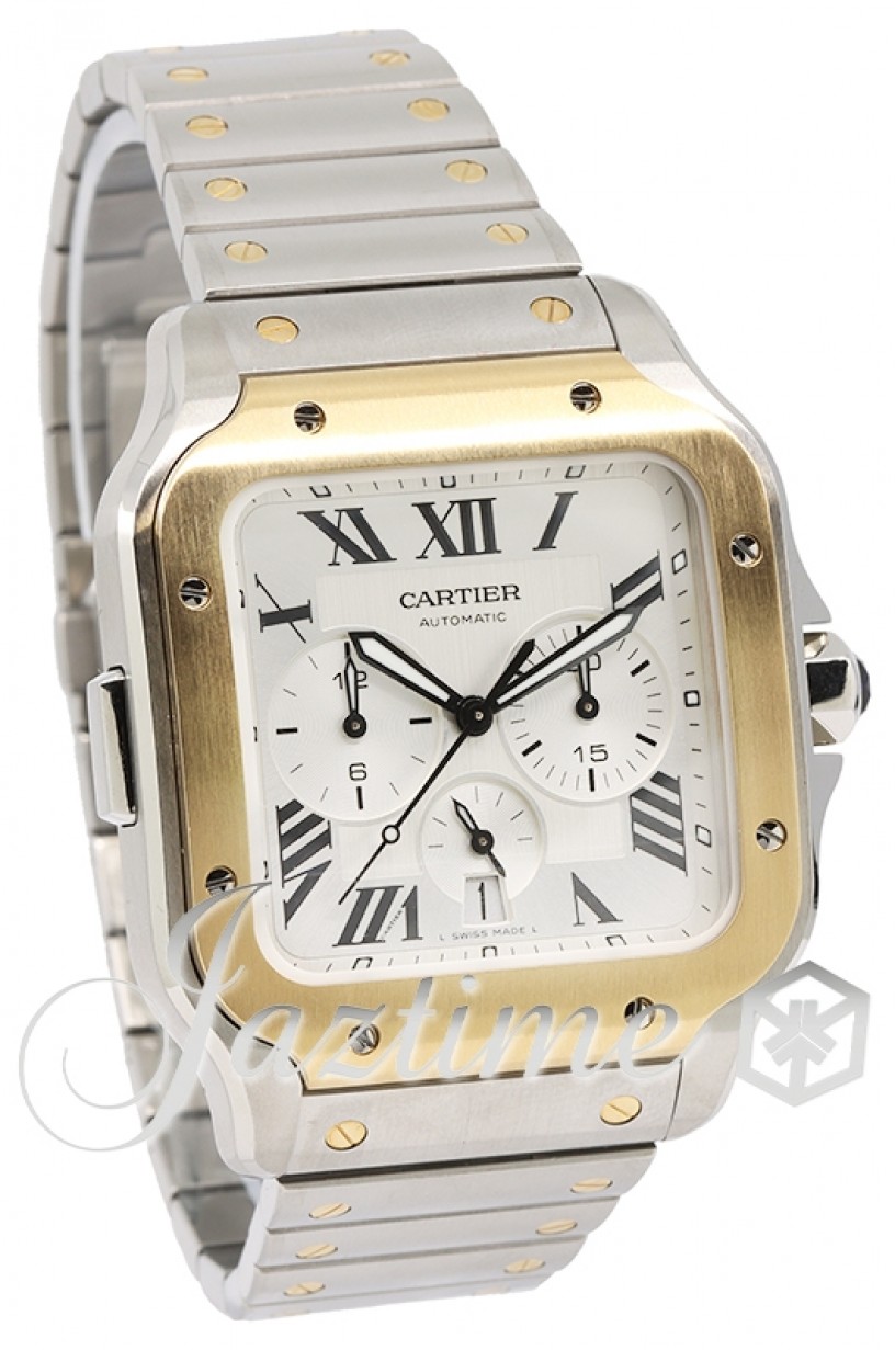 Cartier W2SA0008 Santos de Cartier Men's Automatic Silver