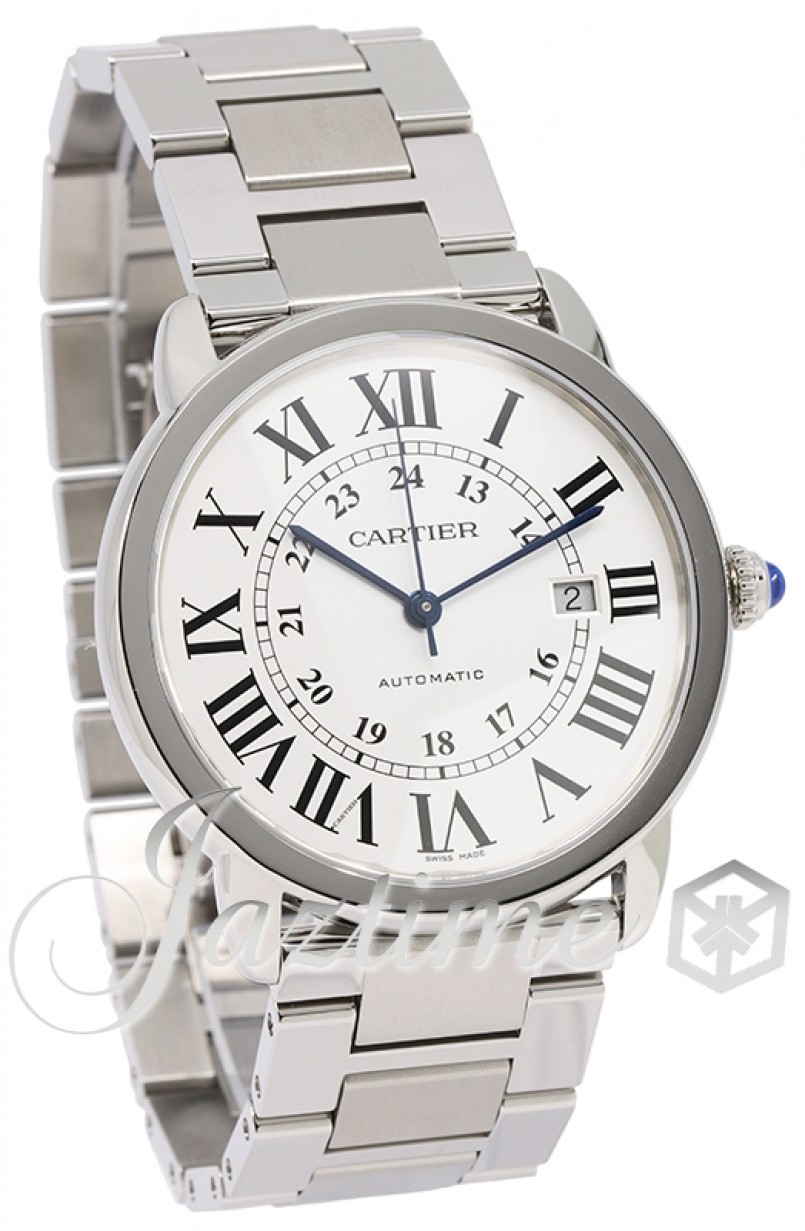 Cartier W6701011 Ronde Solo de Cartier Men's Automatic Silver