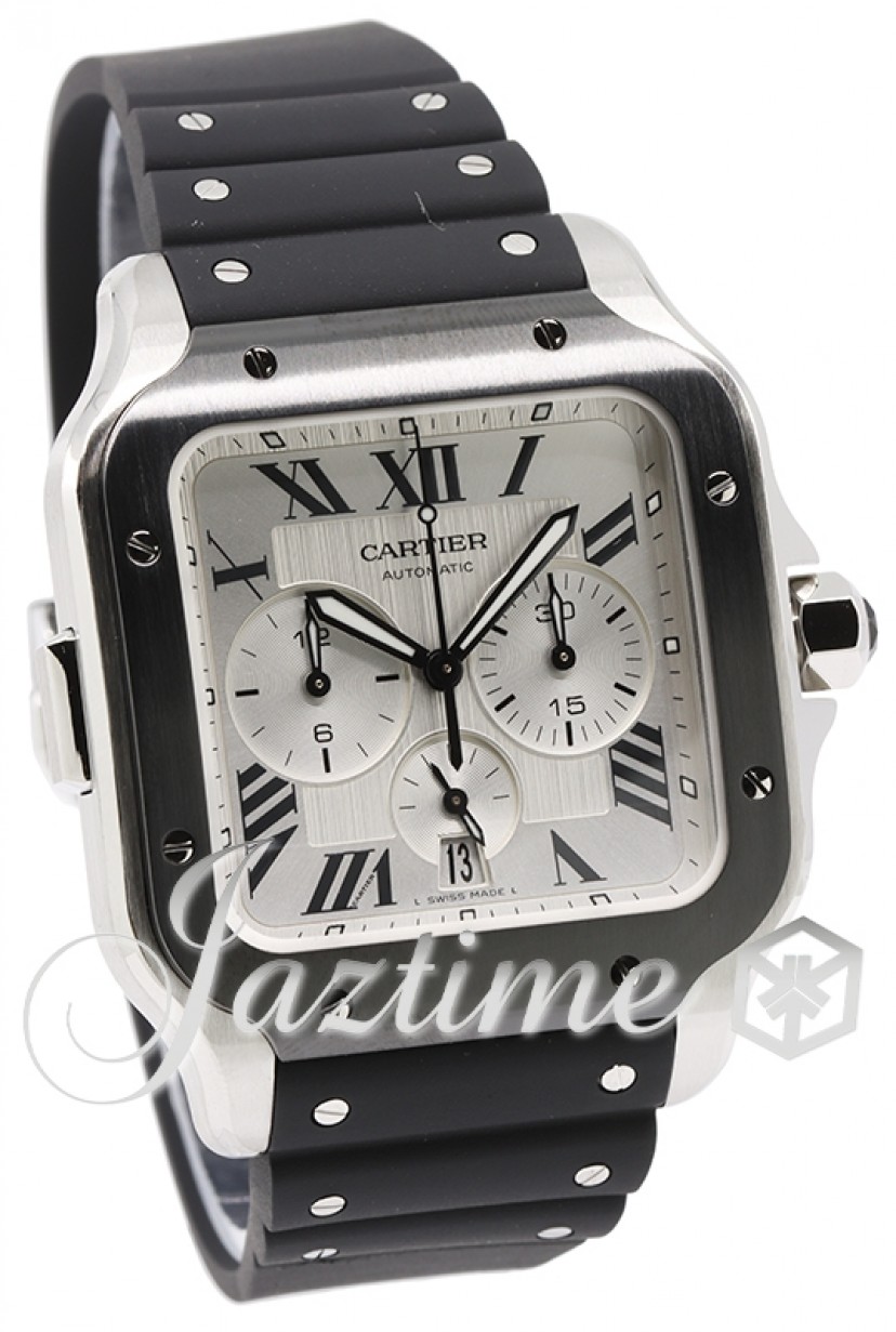 Cartier WSSA0017 Santos De Cartier Men's Automatic Silver