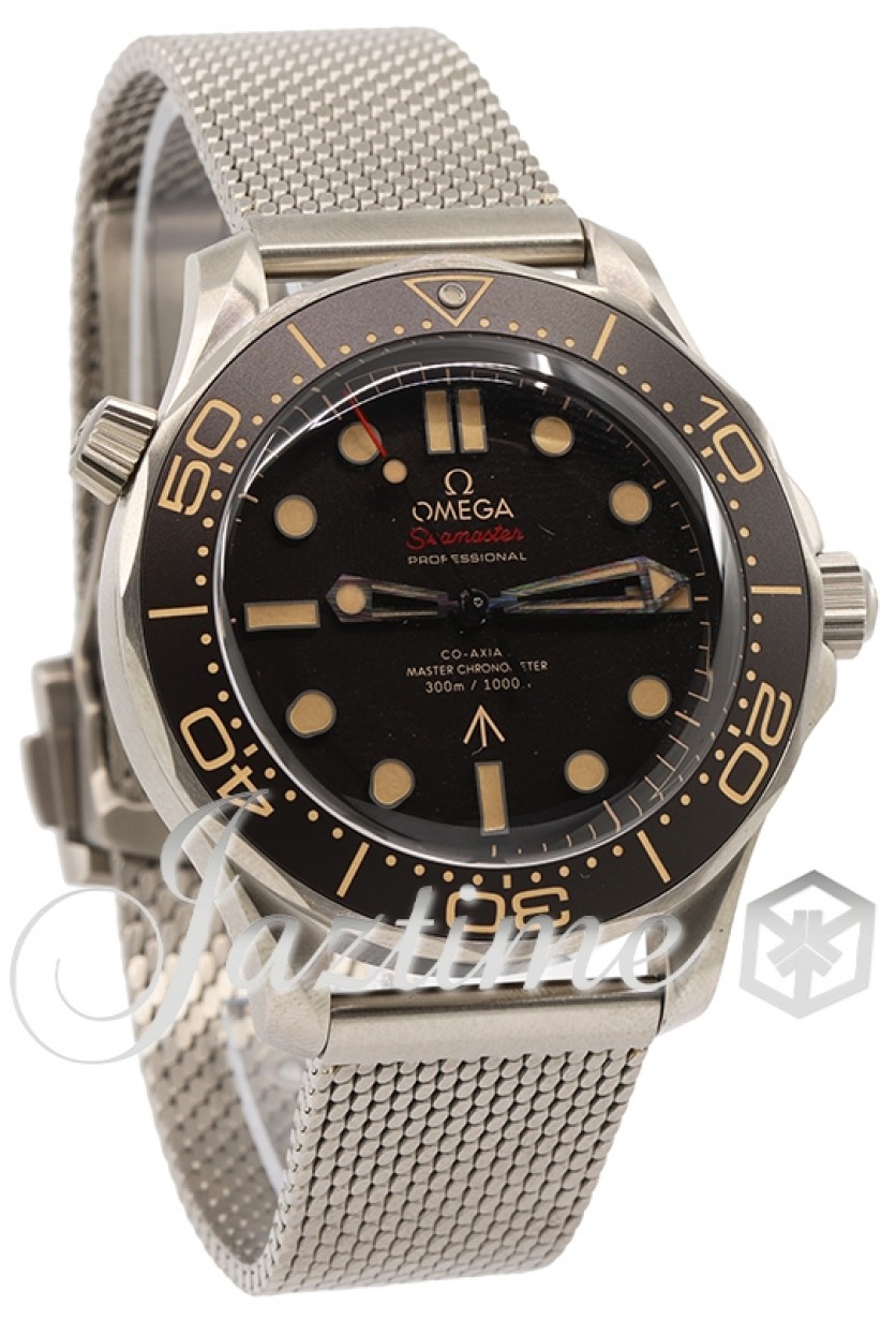 Omega 210.90.42.20.01.001 Seamaster Diver 300M James Bond 007 Men's Automatic Brown