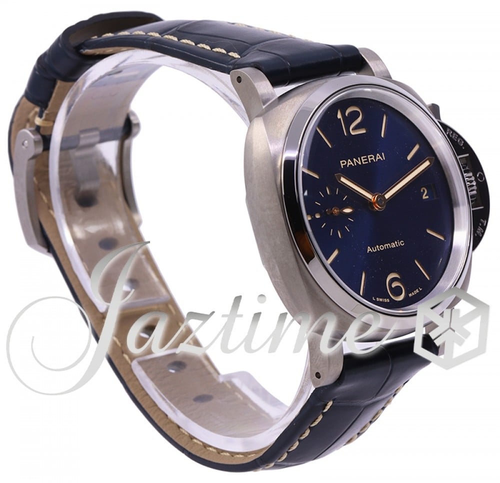 Panerai PAM00926 Luminor Due Men's Automatic Sun-brushed Blue