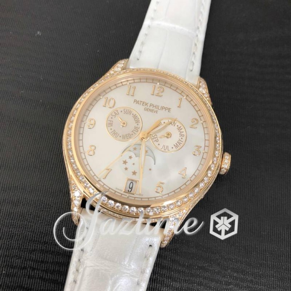 Patek Philippe 4948R001 Complications Ladies Automatic White Mother of Pearl