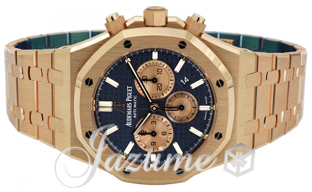 Audemars Piguet 26331OR.OO.1220OR.01 Royal Oak Chronograph Men's Automatic Blue