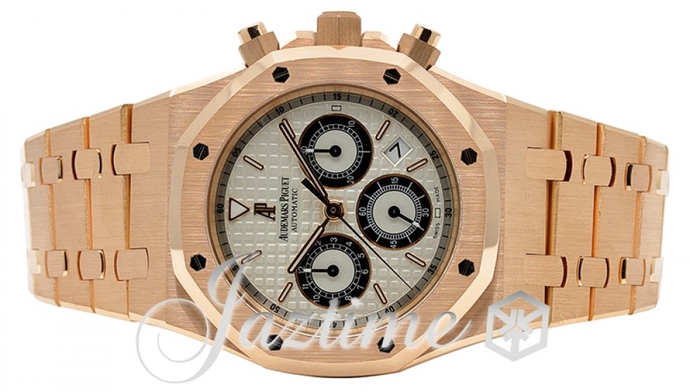 Audemars Piguet 25960OR.OO.1185OR.02 Royal Oak Chronograph Men's Automatic White