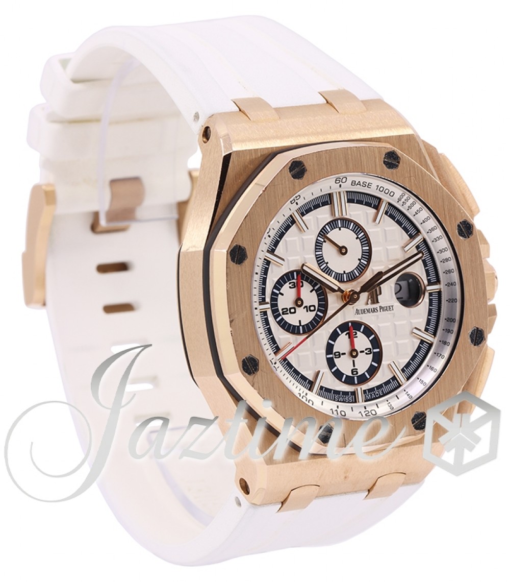 Audemars Piguet 26408OR.OO.A010CA.01.99 Royal Oak Offshore Chronograph Byblos Edition 2017 Men's Automatic Silver
