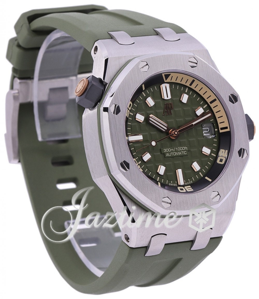 Audemars Piguet 15720ST.OO.A052CA.01 Royal Oak Offshore Men's Automatic Green