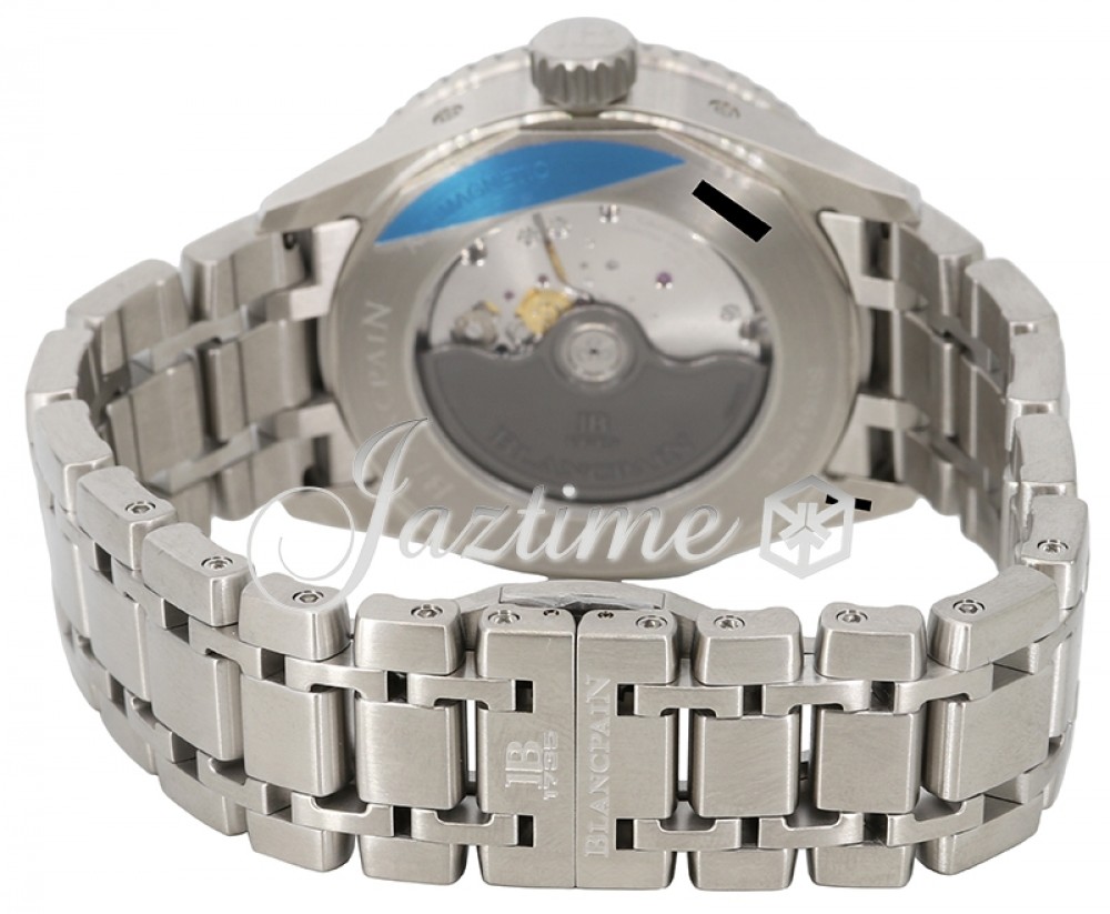 BlancPain 5054 1110 70B Fifty Fathoms Bathyscaphe Quantieme Complet Phases de Lune Men's Automatic Grey Meteor