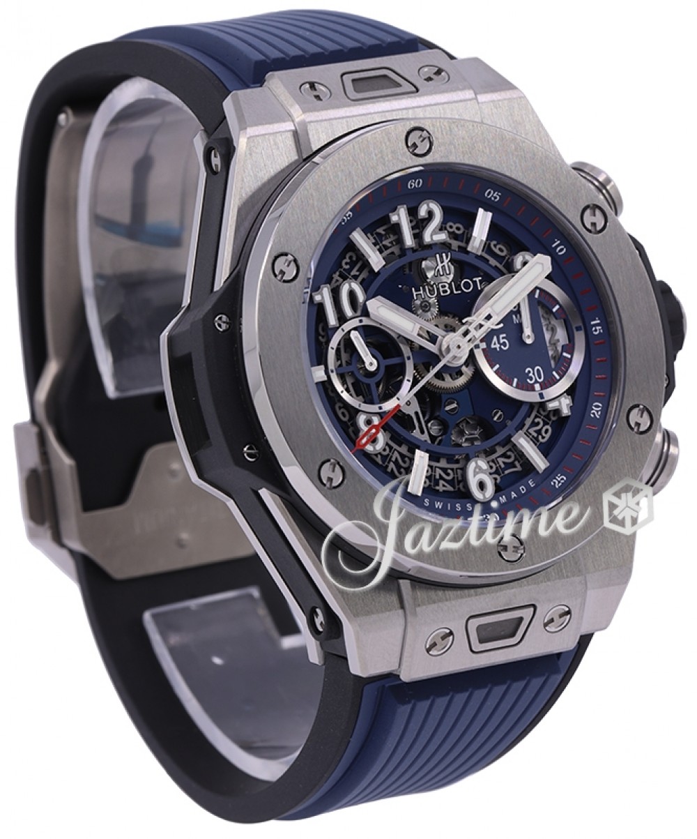 Hublot 411.NX.5179.RX Big Bang Unico Titanium Blue Men's Automatic Skeleton