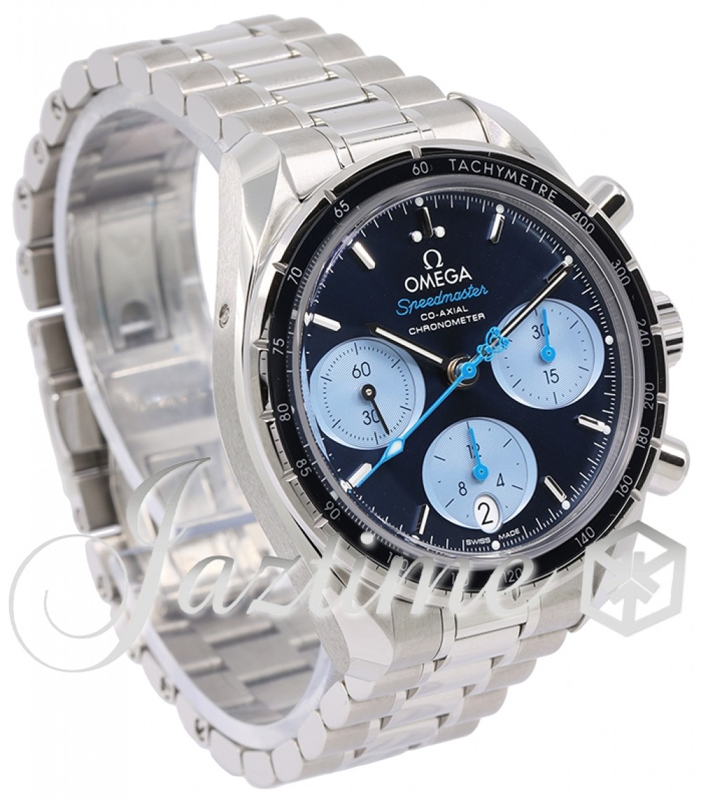 Omega 324.30.38.50.03.002 Speedmaster 38 (Orbis Edition) Men's Automatic Blue