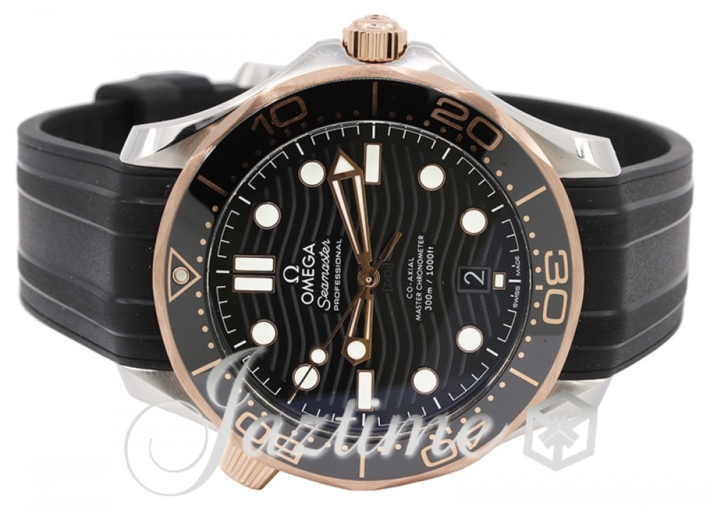 Omega 210.22.42.20.01.002 Seamaster Diver 300M Co-Axial Master Chronometer Men's Automatic Black