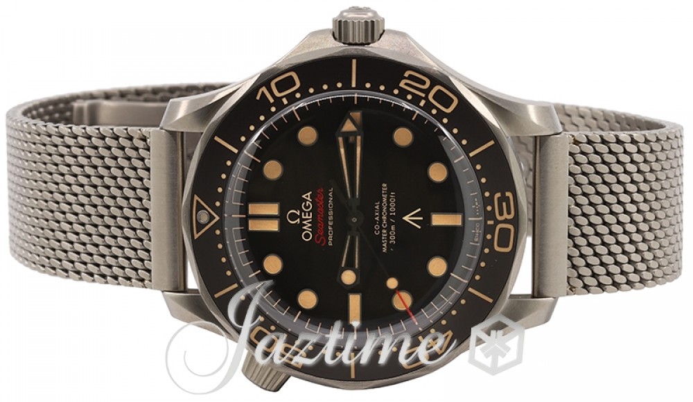 Omega 210.90.42.20.01.001 Seamaster Diver 300M James Bond 007 Men's Automatic Brown