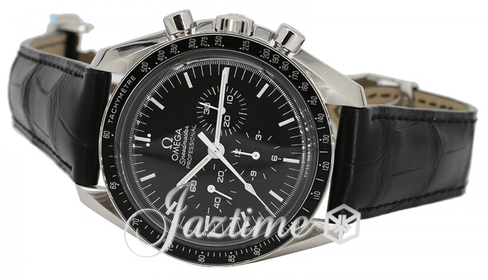 Omega 311.33.42.30.01.001 Speedmaster Moonwatch Professional Men's Manual-Wind Black