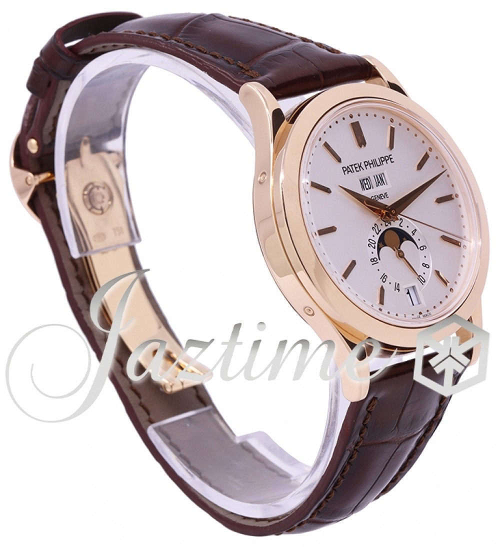 Patek Philippe 5396R-011P Complications Men's Automatic Silver Opaline