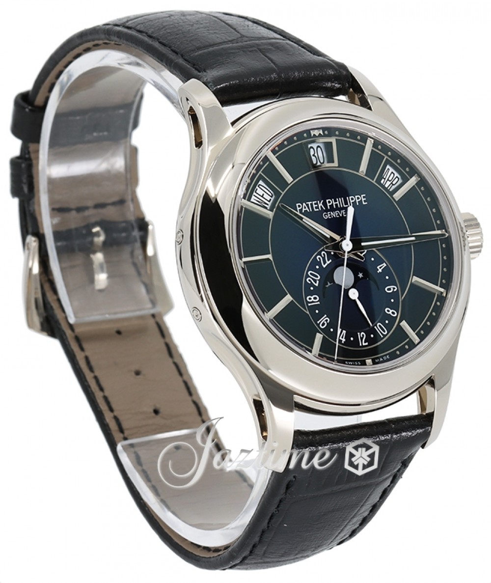 Patek Philippe 5205G-013 Annual Calendar Moon phases Men's Automatic Blue