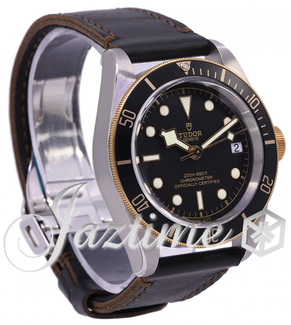 Tudor 79733N-0007 Black Bay Date Men's Automatic Black