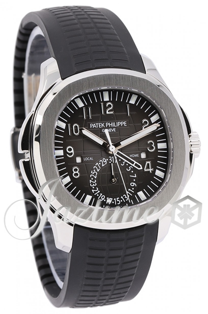 Patek Philippe 5164A-001 Aquanaut Travel Time Men's Automatic Black