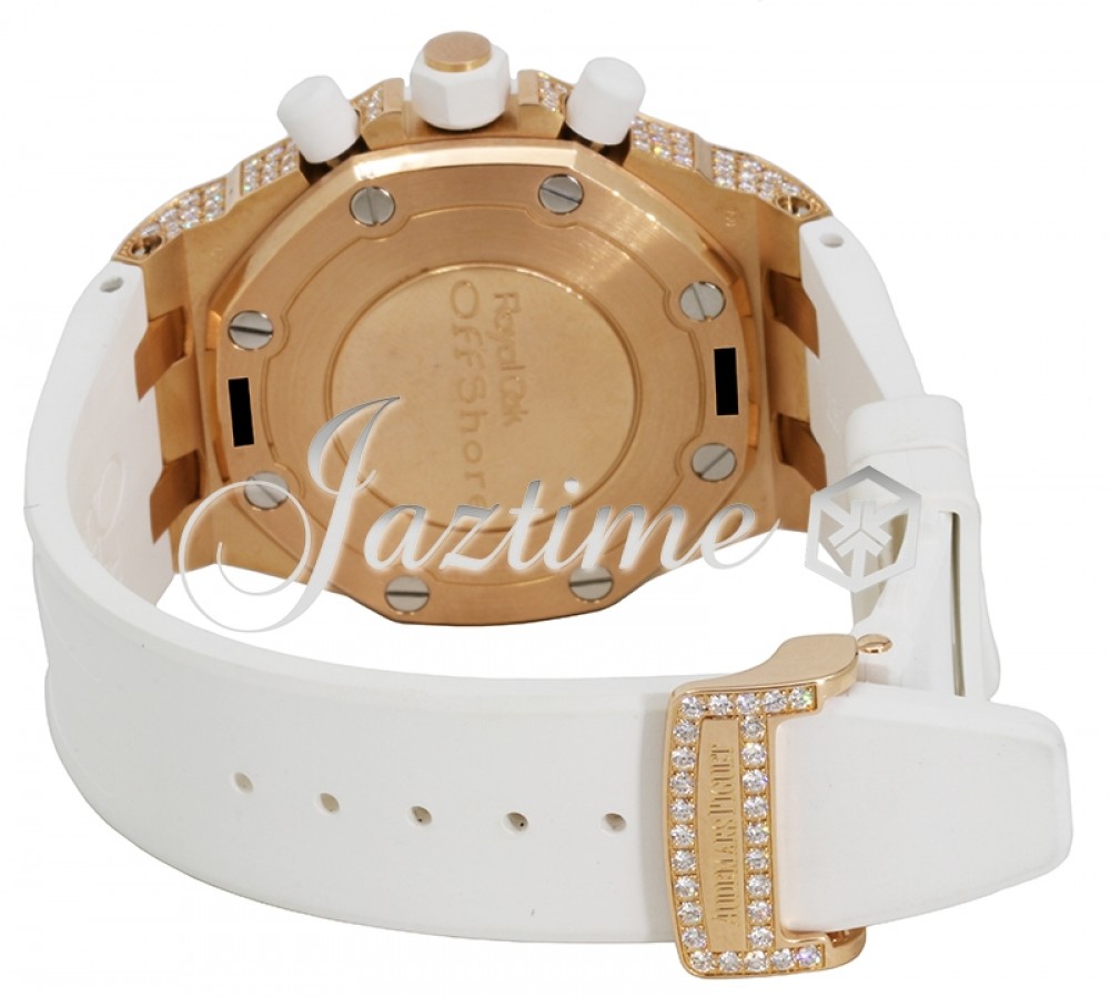 Audemars Piguet 26092OK.ZZ.D010CA.01-1 Royal Oak Offshore Chronograph Ladies Automatic White