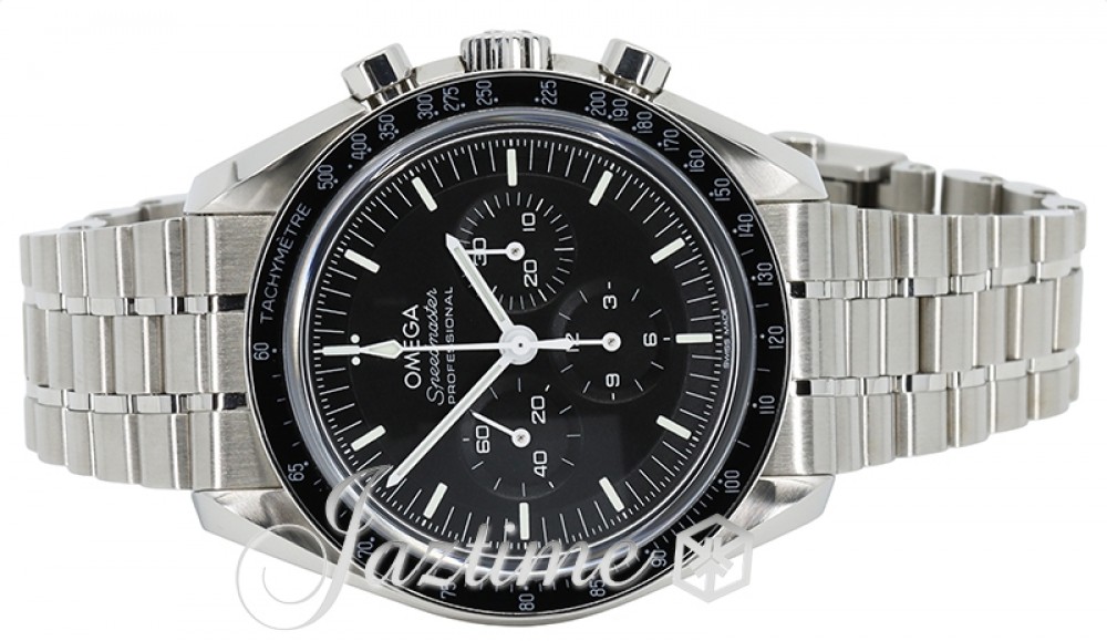 Omega 310.30.42.50.01.002 Speedmaster Moonwatch Professional Men's Manual-Wind Black