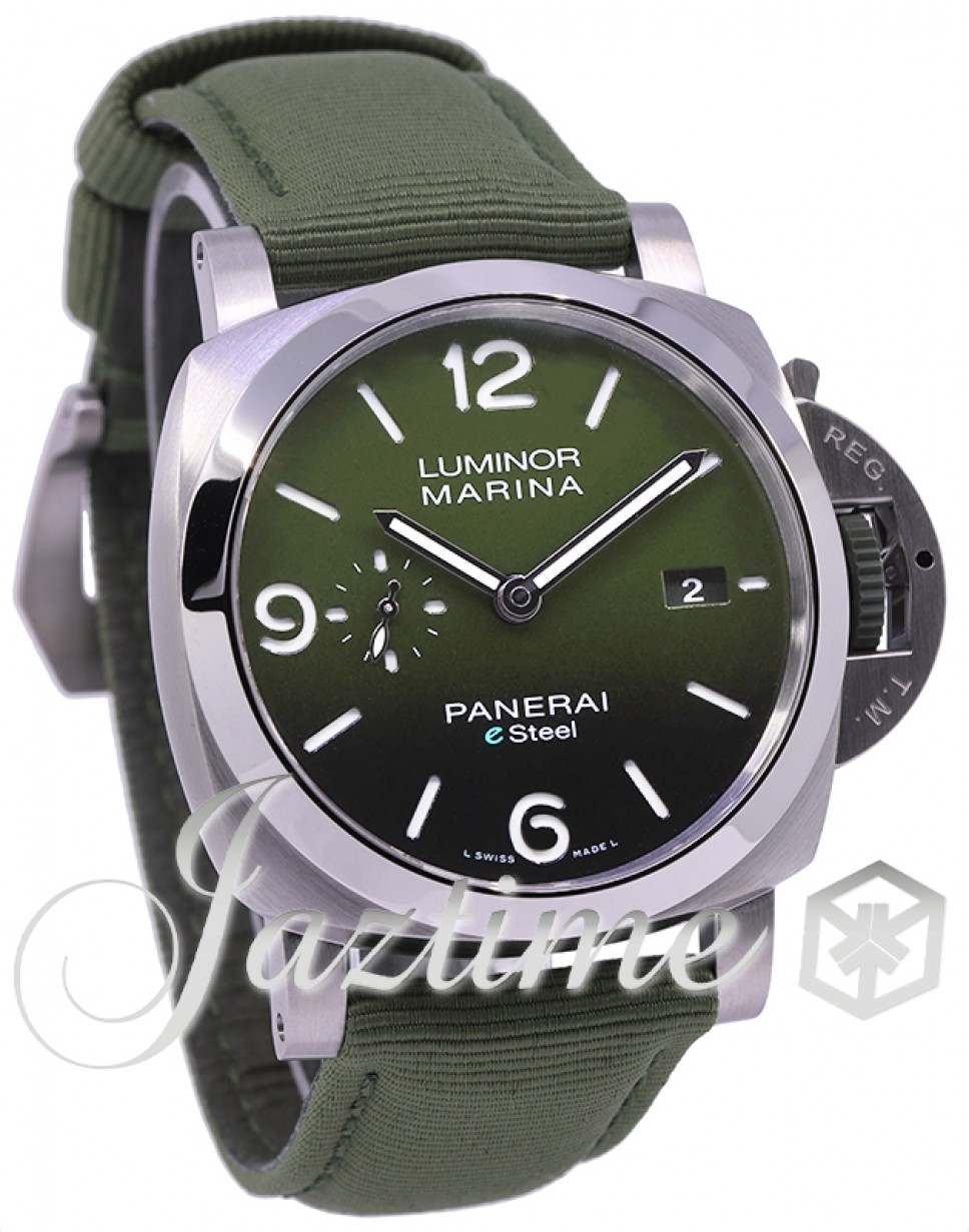 Panerai PAM01356 Luminor Marina ESteel Men's Automatic Green