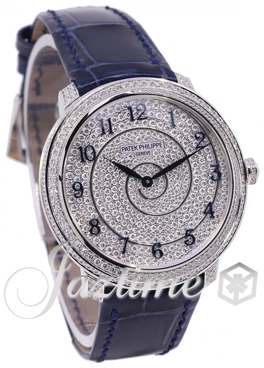 Patek Philippe 4978/400G-001 Calatrava Ladies Automatic Diamond Pave