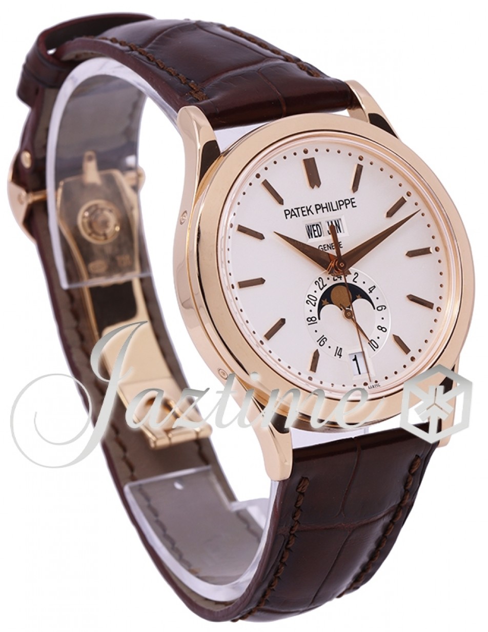 Patek Philippe 5396R-011P Complications Men's Automatic Silver Opaline
