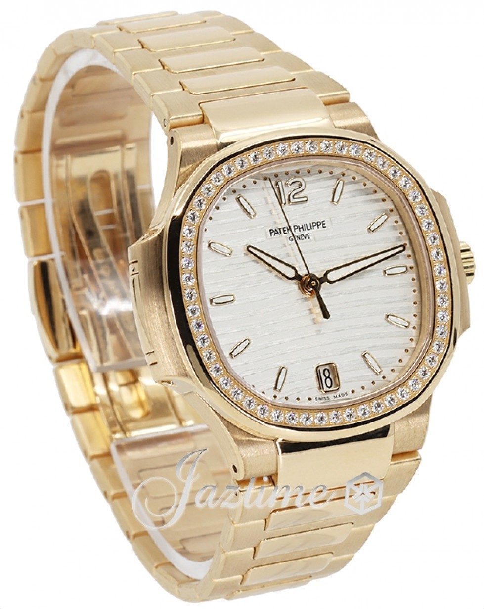 Patek Philippe 7118-1200R Nautilus Ladies Automatic Silver Opaline