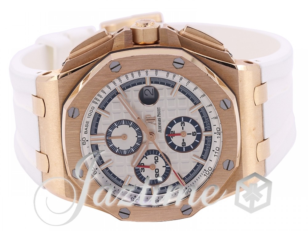 Audemars Piguet 26408OR.OO.A010CA.01.99 Royal Oak Offshore Chronograph Byblos Edition 2017 Men's Automatic Silver