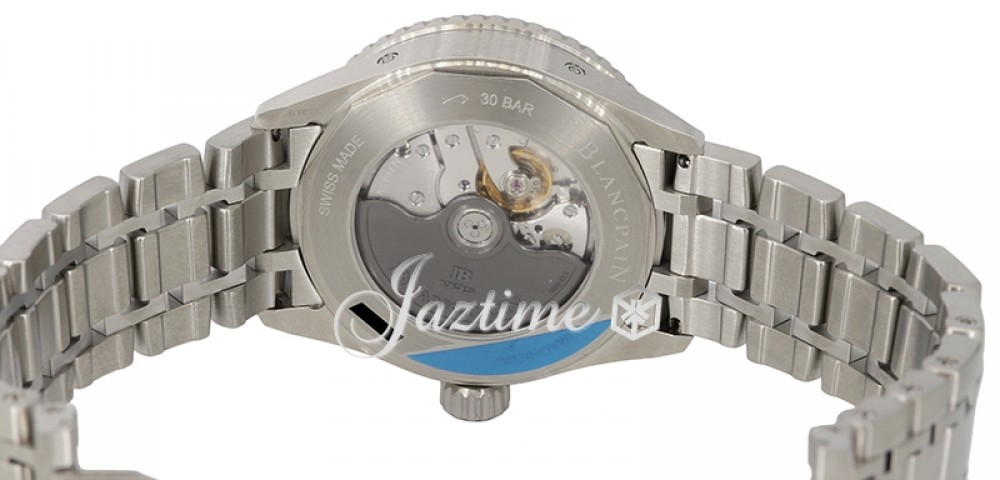 BlancPain 5054 1110 70B Fifty Fathoms Bathyscaphe Quantieme Complet Phases de Lune Men's Automatic Grey Meteor