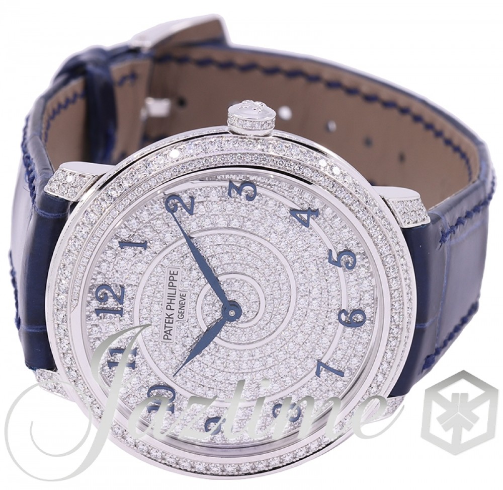 Patek Philippe 4978/400G-001 Calatrava Ladies Automatic Diamond Pave
