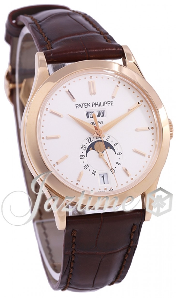 Patek Philippe 5396R-011P Complications Men's Automatic Silver Opaline
